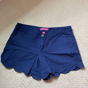 Lilly Pulitzer Navy Buttercup Shorts